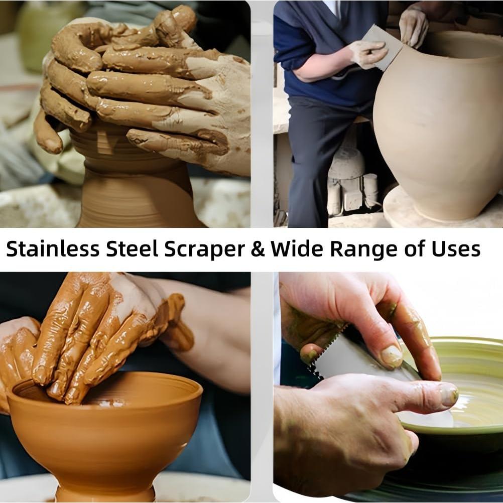 Kit de Herramientas de Cerámica Accfore - 9 Piezas para Modelado