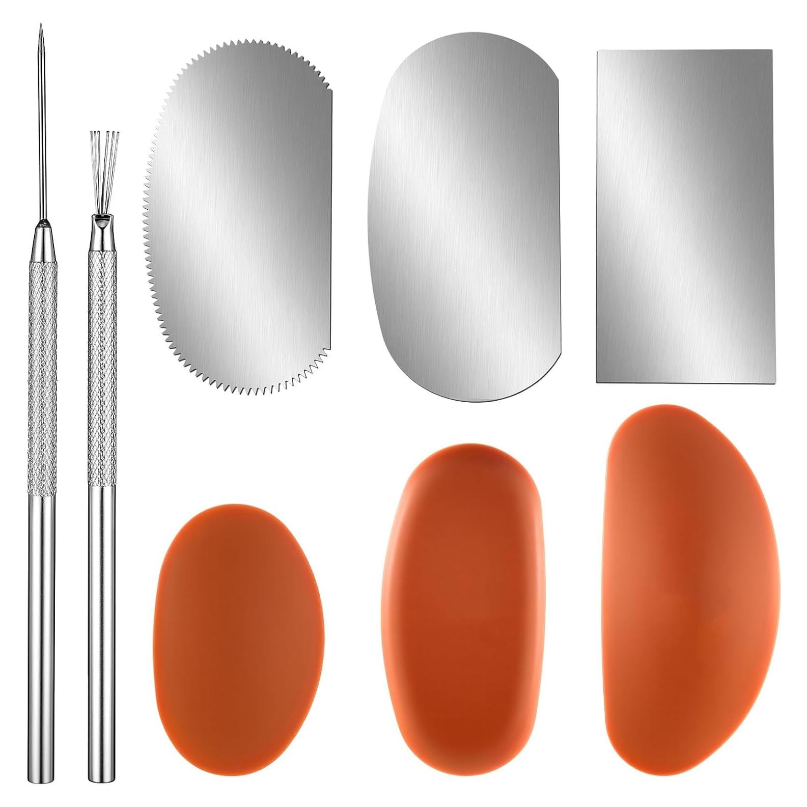 Juego de Herramientas de Escultura de Arcilla Skrfren - 8 Piezas