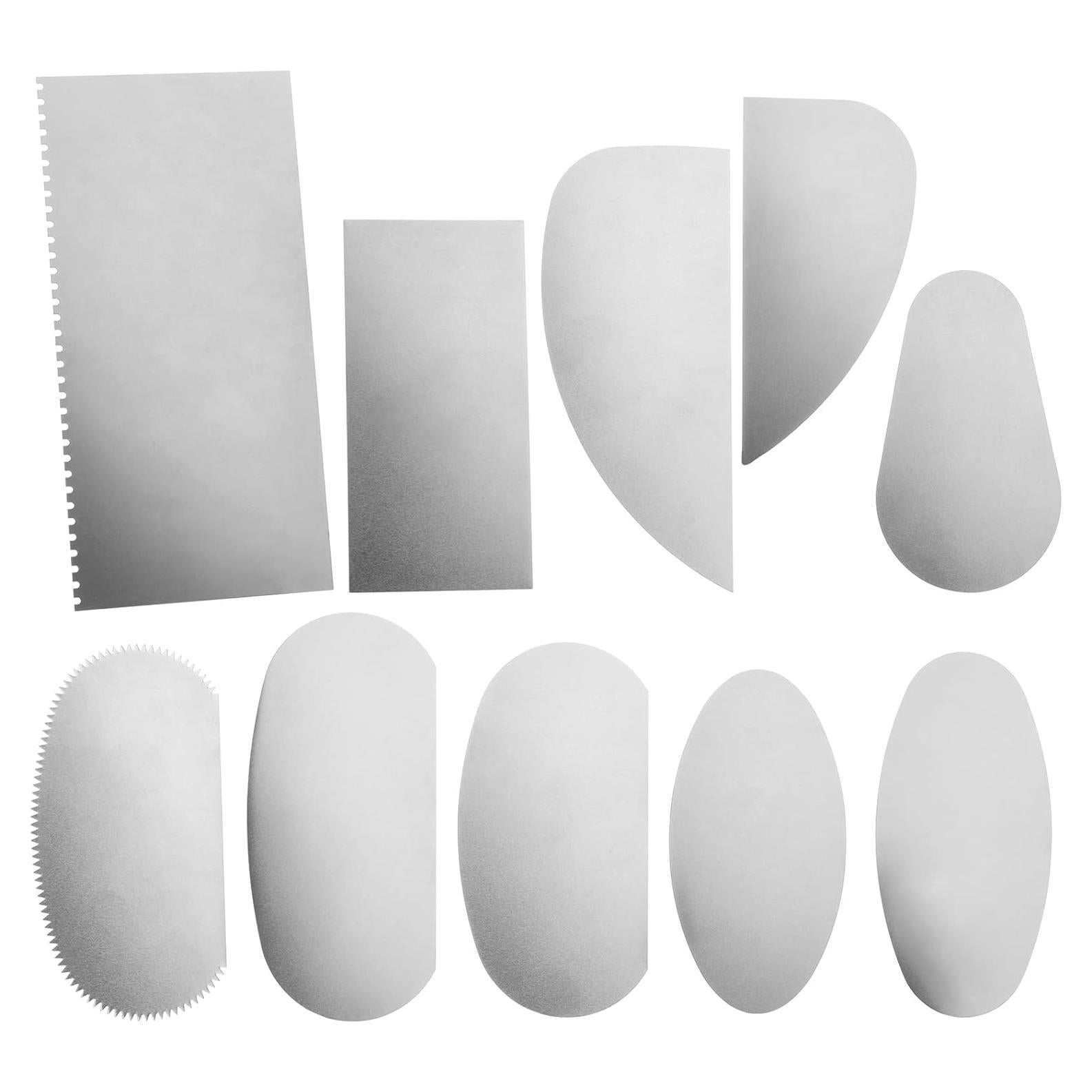 Juego de 10 Herramientas de Cerámica Homakover - Acero Inoxidable