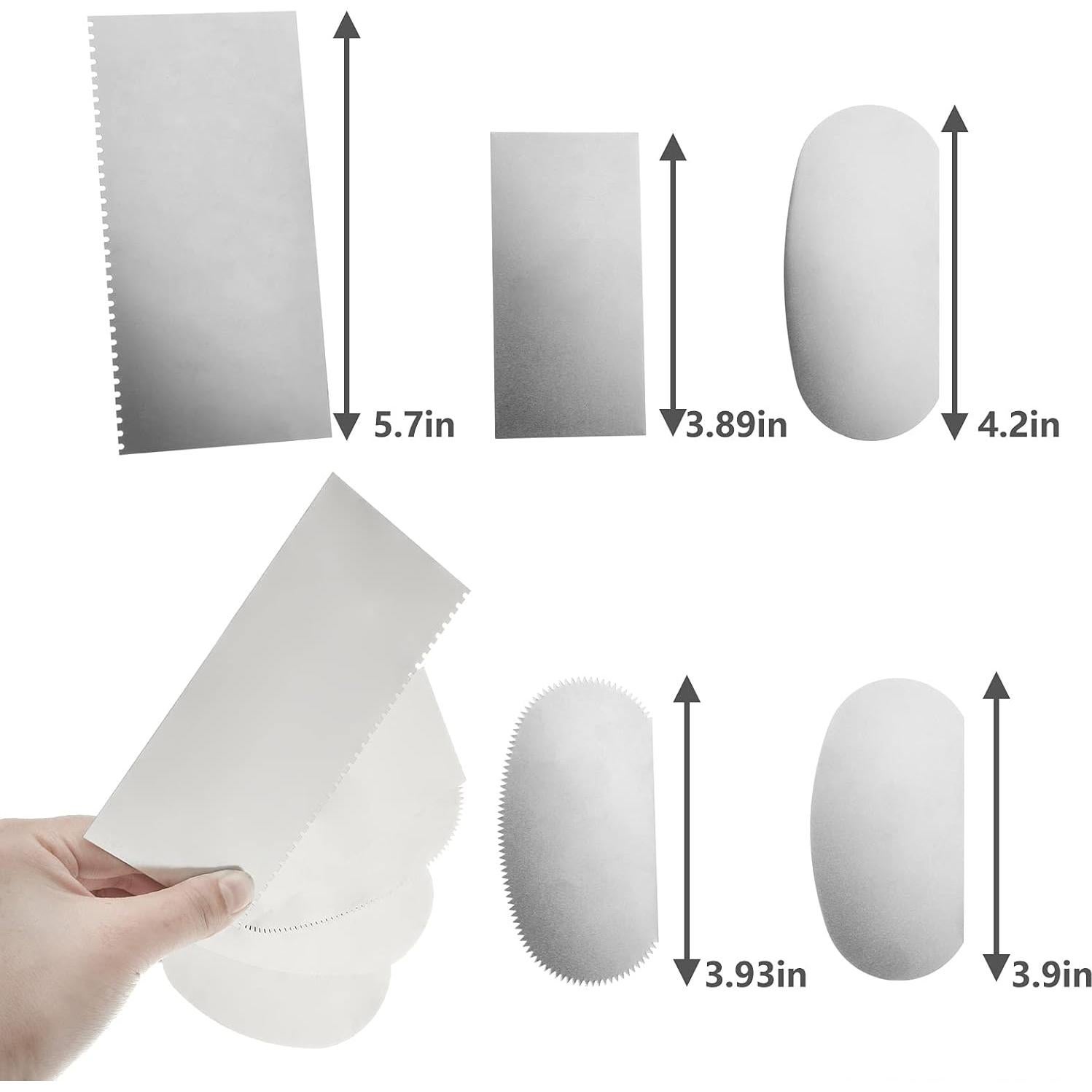 Juego de 10 Herramientas de Cerámica Homakover - Acero Inoxidable