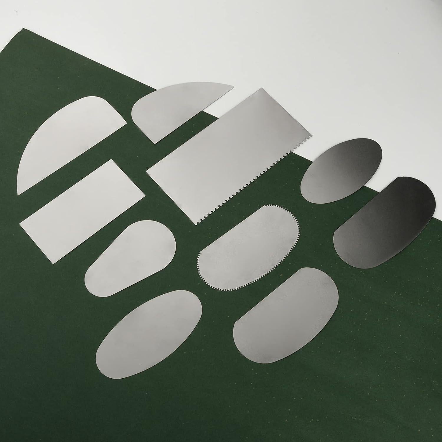 Juego de 10 Herramientas de Cerámica Homakover - Acero Inoxidable