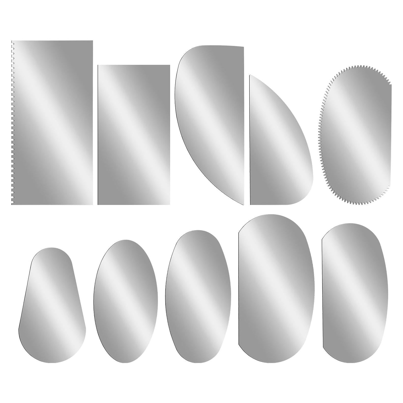 Set de 10 Herramientas de Cerámica de Acero Inoxidable para Arcilla
