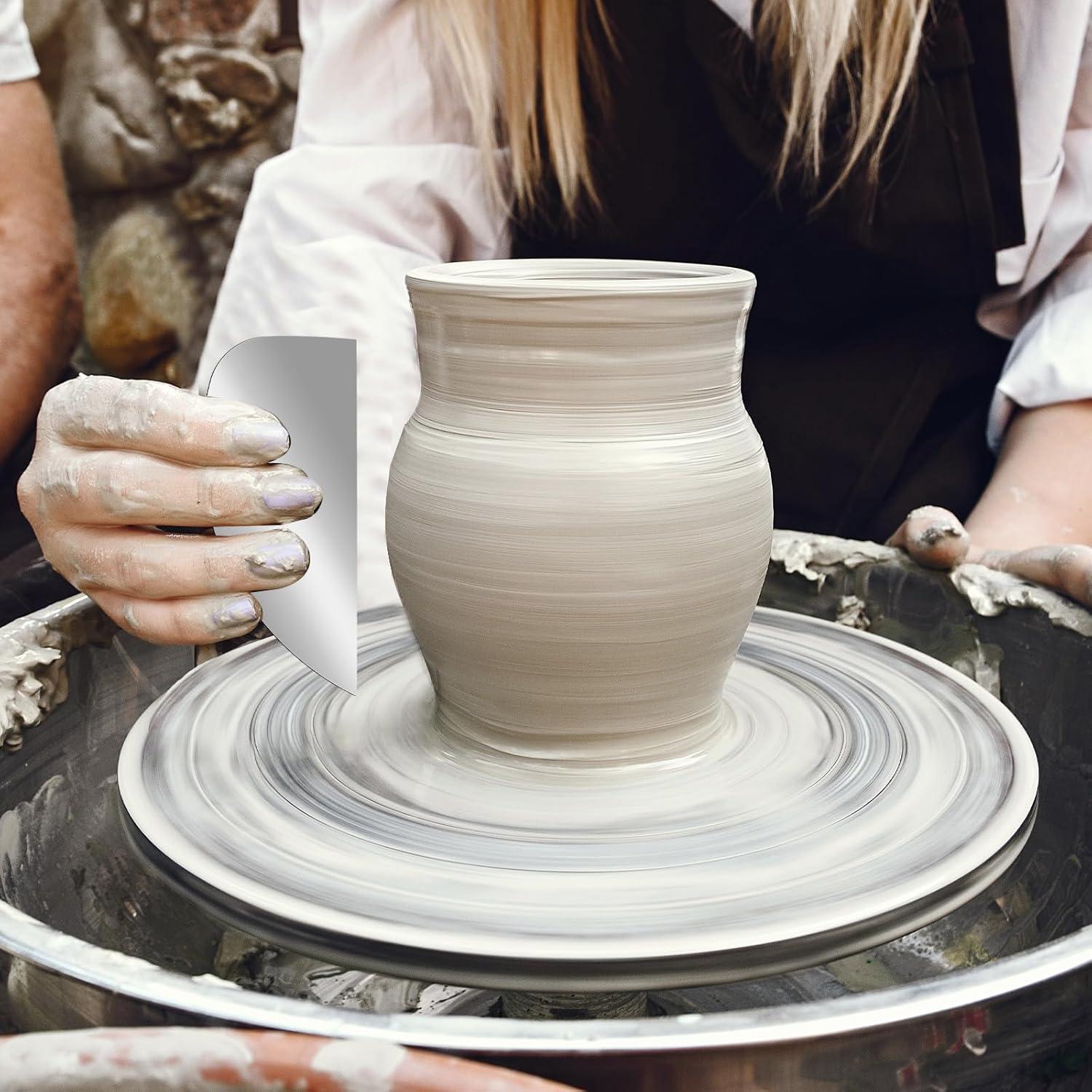 Set de 10 Herramientas de Cerámica de Acero Inoxidable para Arcilla