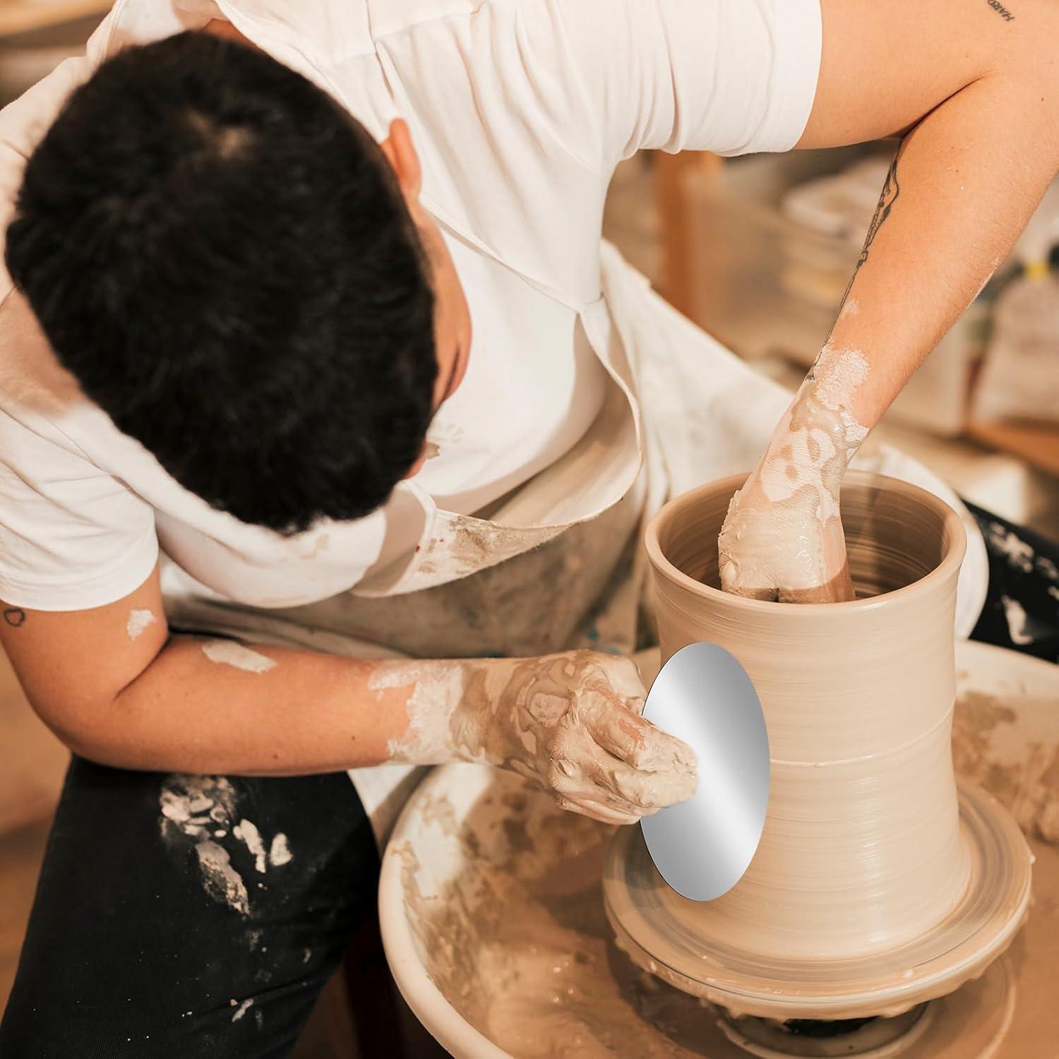 Set de 10 Herramientas de Cerámica de Acero Inoxidable para Arcilla