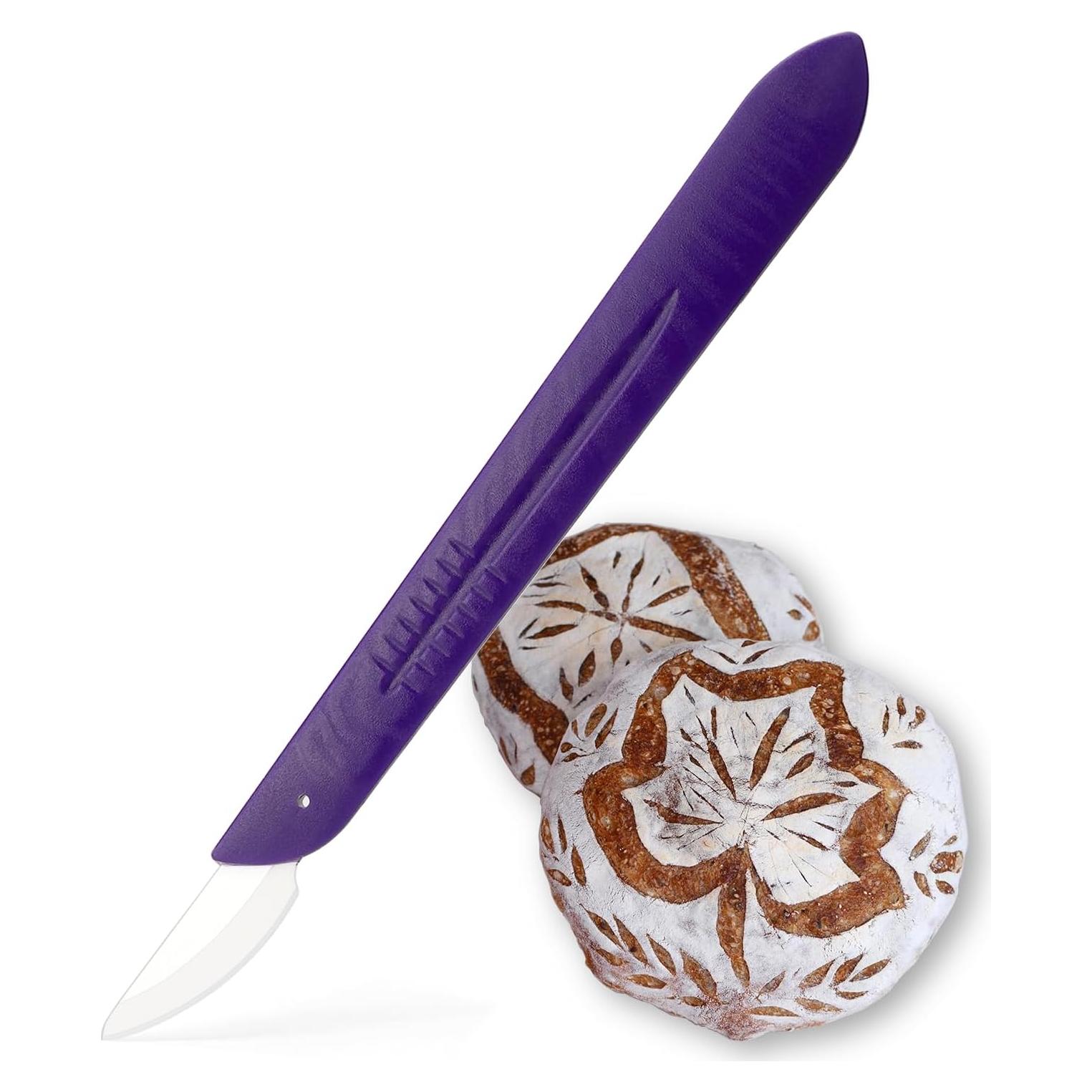 Cortador de Pan KUNIFU de Cerámica con Funda Protectora