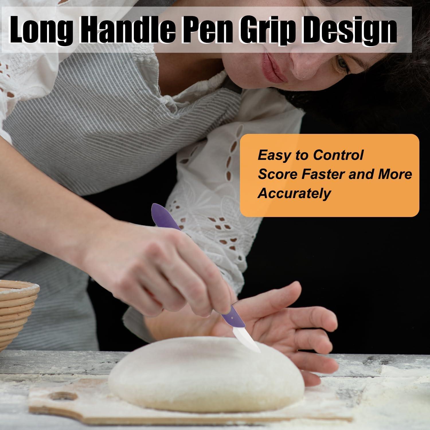 Cortador de Pan KUNIFU de Cerámica con Funda Protectora