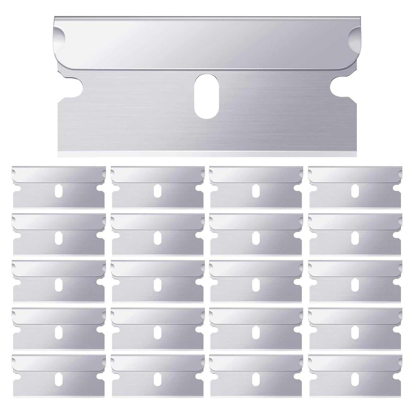 Cuchillas de Afeitar Industrial Honoson 20 Pcs Acero al Carbono