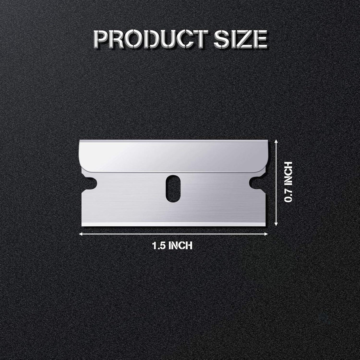 Cuchillas de Afeitar Industrial Honoson 20 Pcs Acero al Carbono