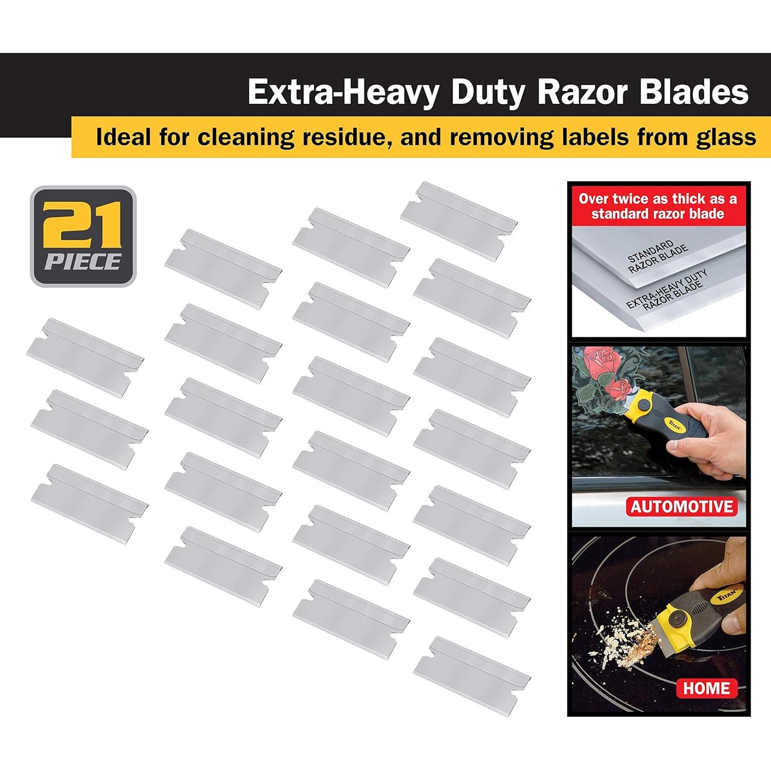 Juego de Raspadores Titan 59400 - 4 Piezas y 42 Cuchillas