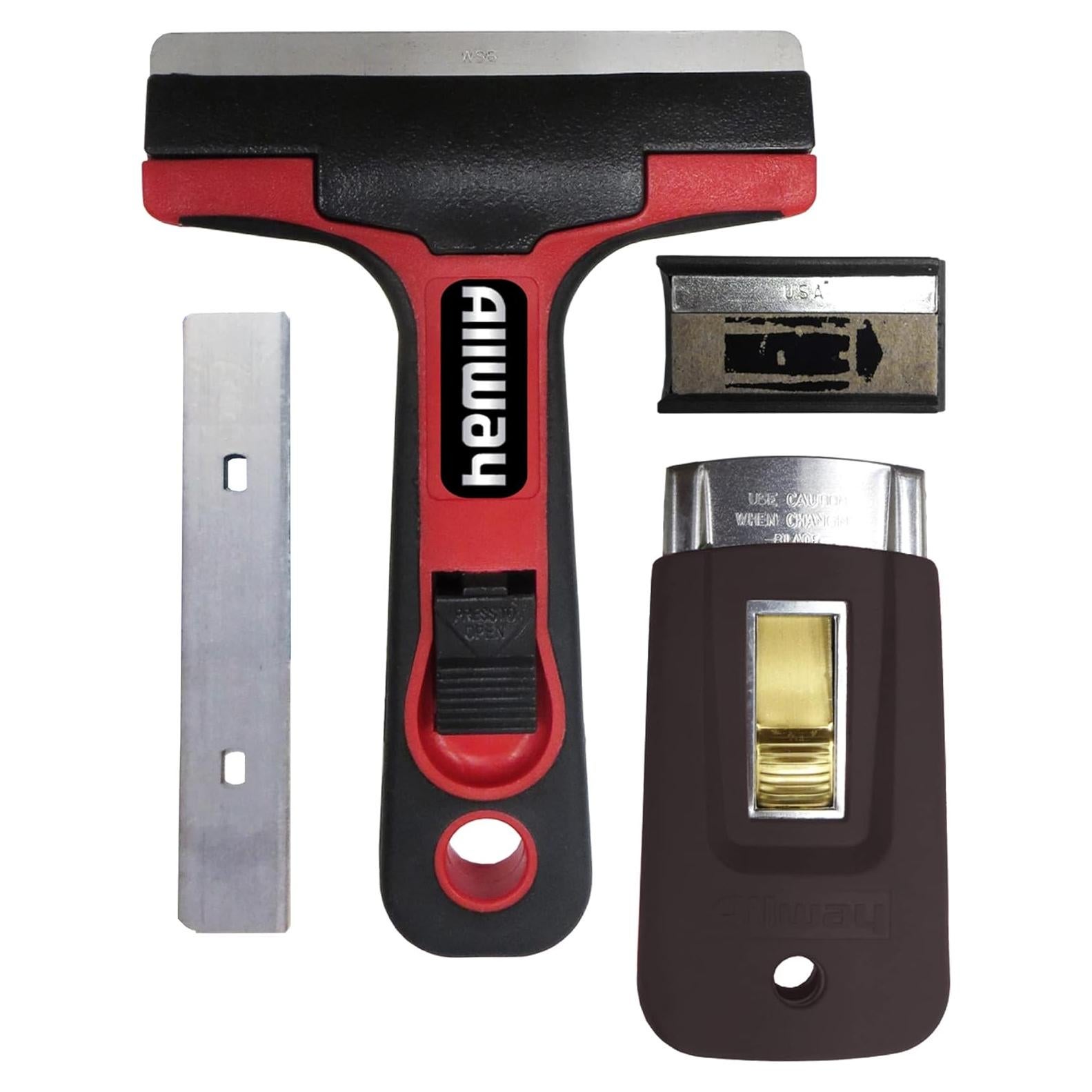 Kit de Raspado de Vidrio y Azulejos Allway GSK3 con Cuchillas