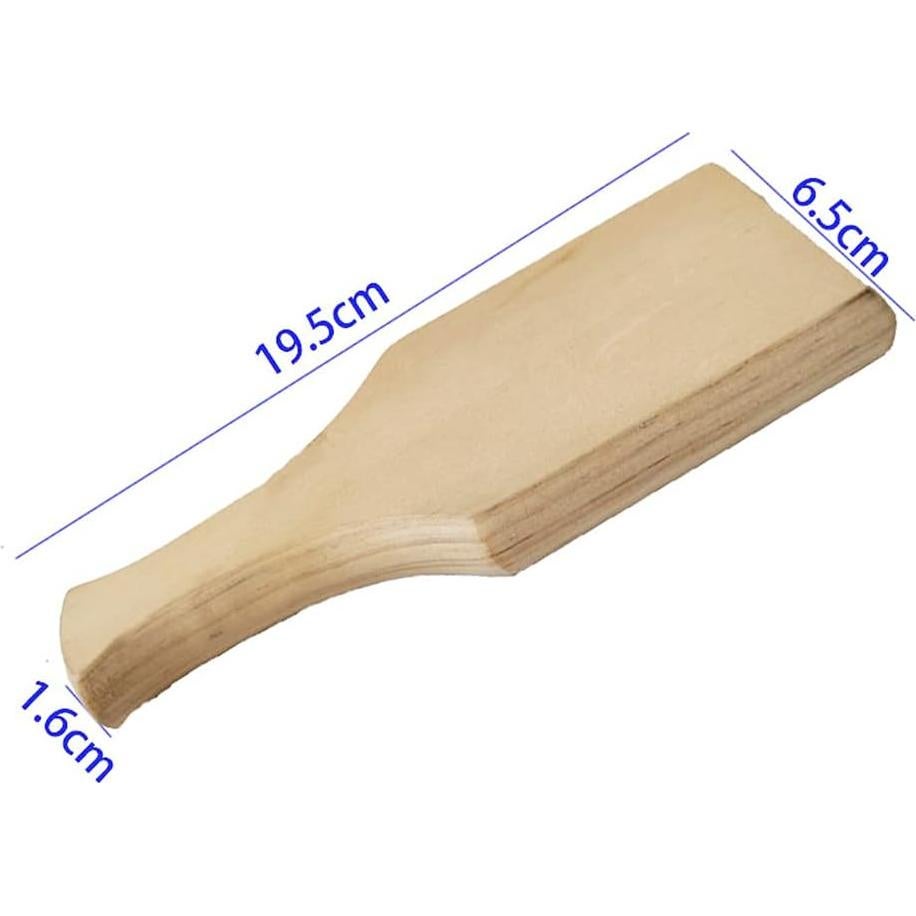 Paleta de Arcilla de Madera Luzen 19.5x6.5cm para Cerámica