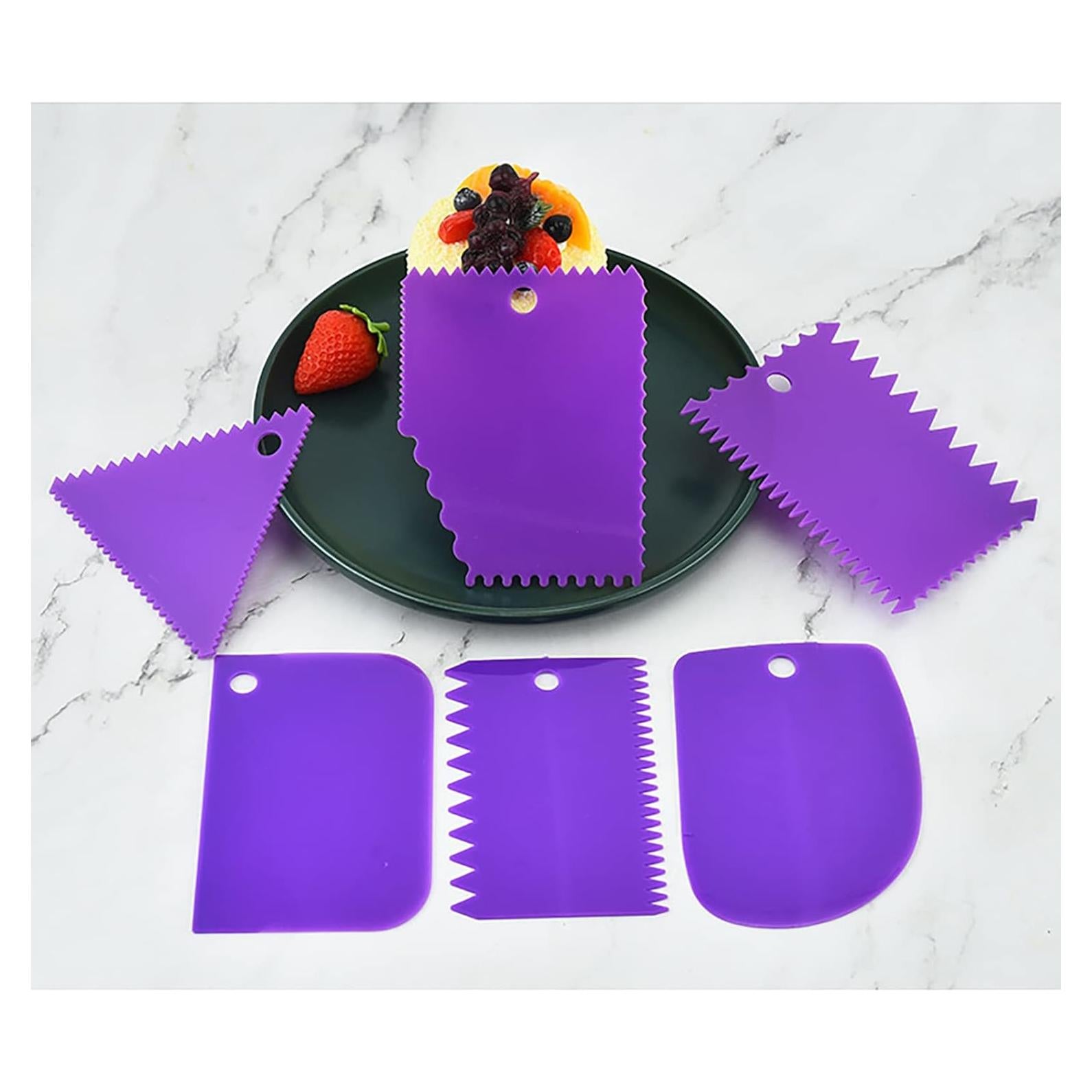 Juego de Raspadores de Arcilla OZXNO 6 Piezas Plástico Grado Alimenticio