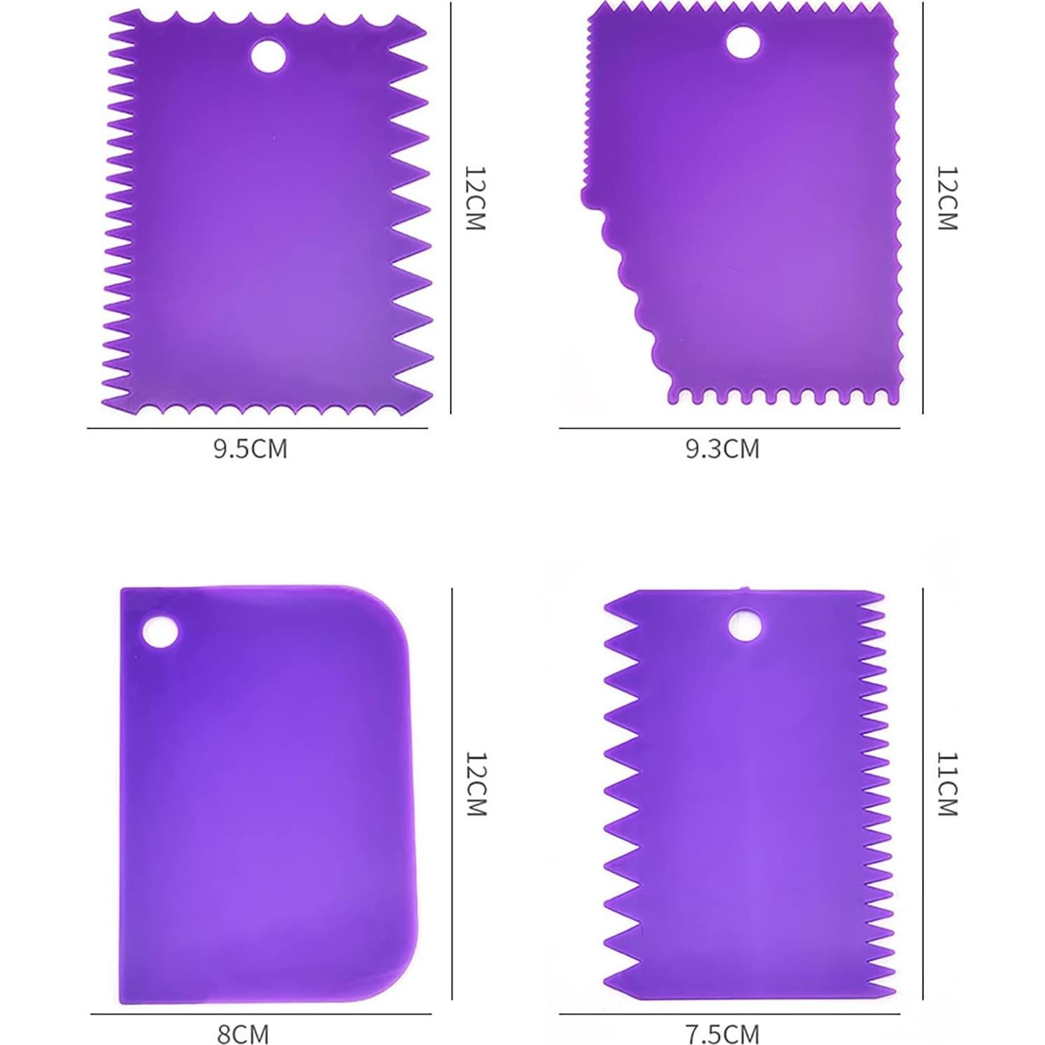 Juego de Raspadores de Arcilla OZXNO 6 Piezas Plástico Grado Alimenticio