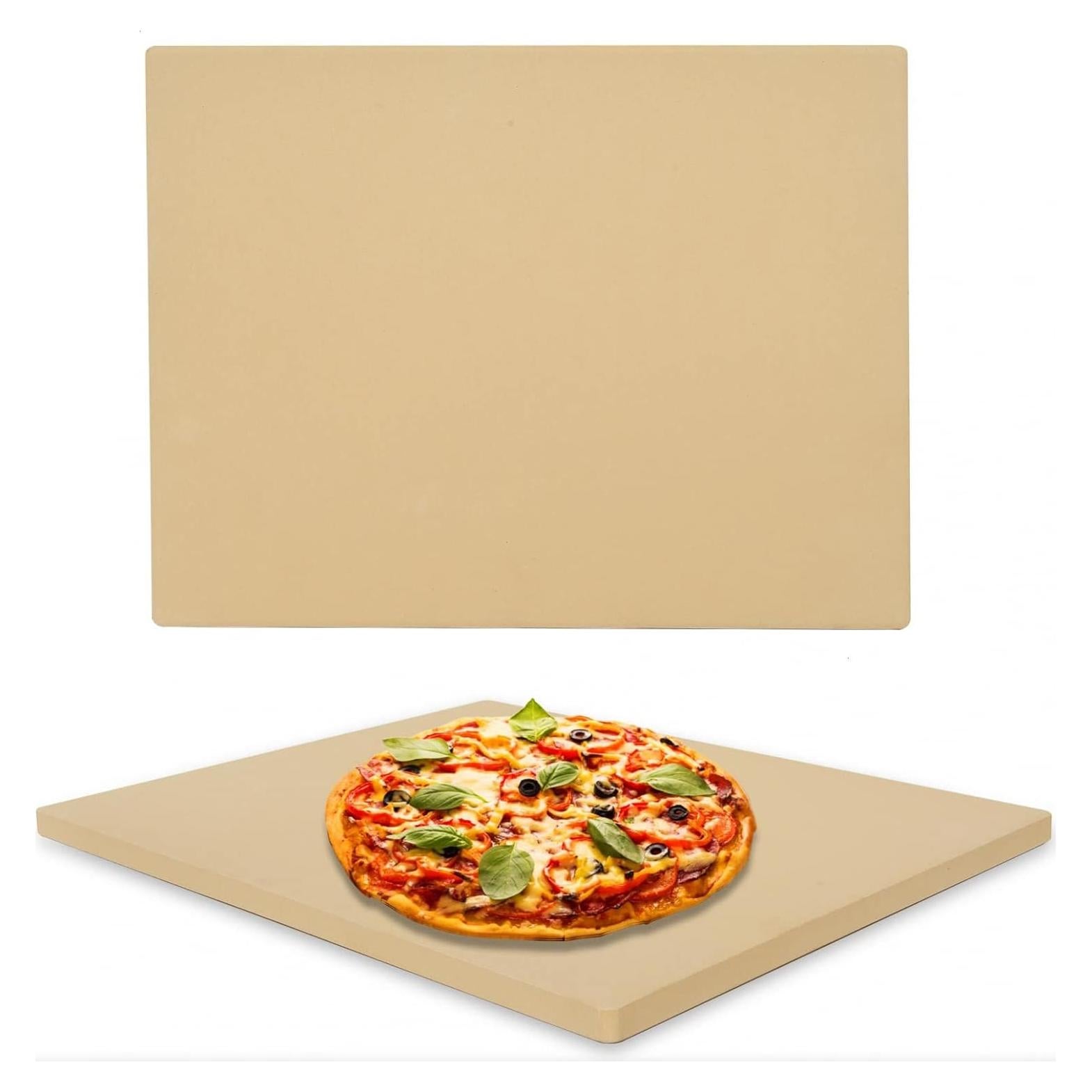 Piedra para Pizza Cerámica COYMOS 38x30 cm Resistente al Calor