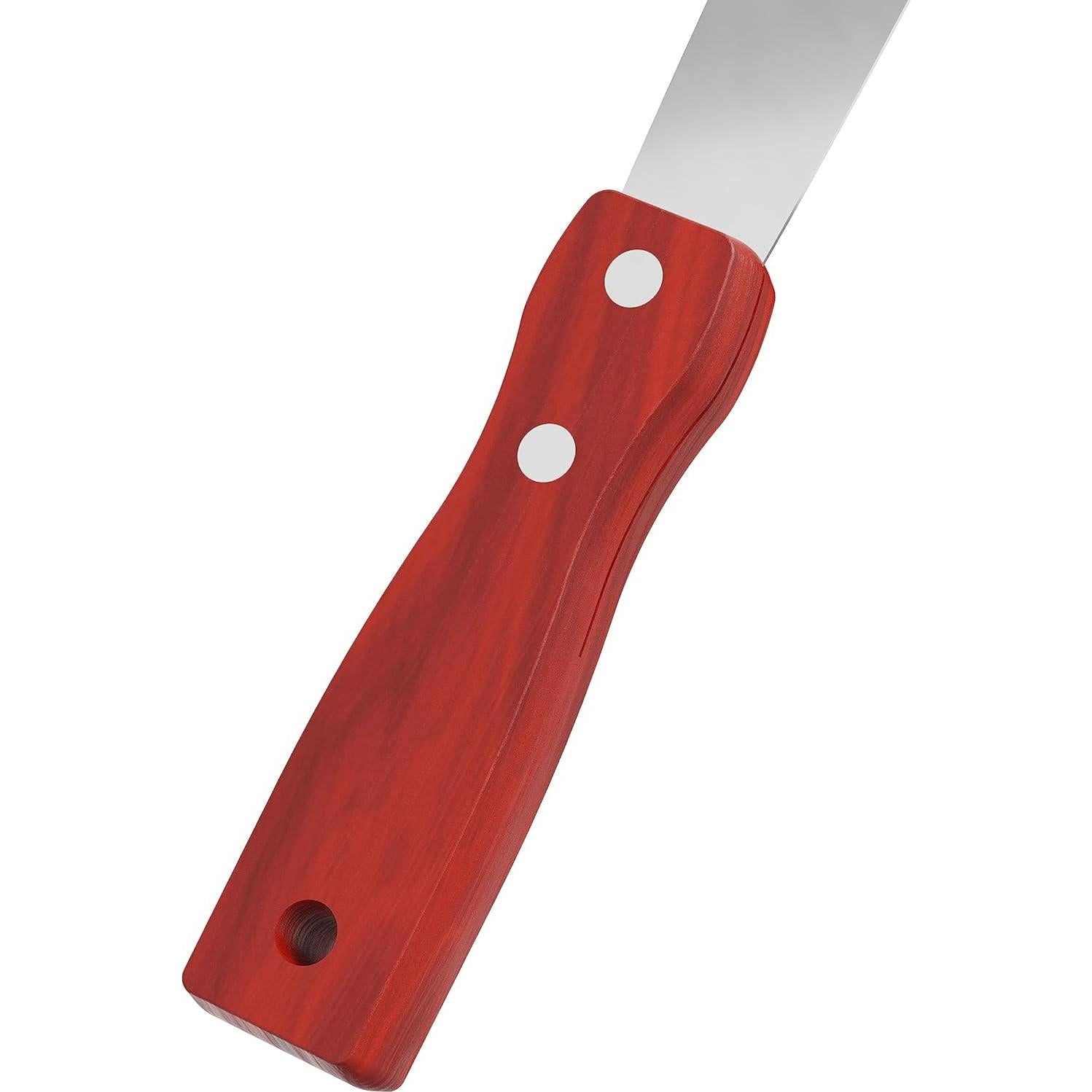 Espátula de Acero Inoxidable FOCMKEAS 2PCS 21cm 1" Ancho