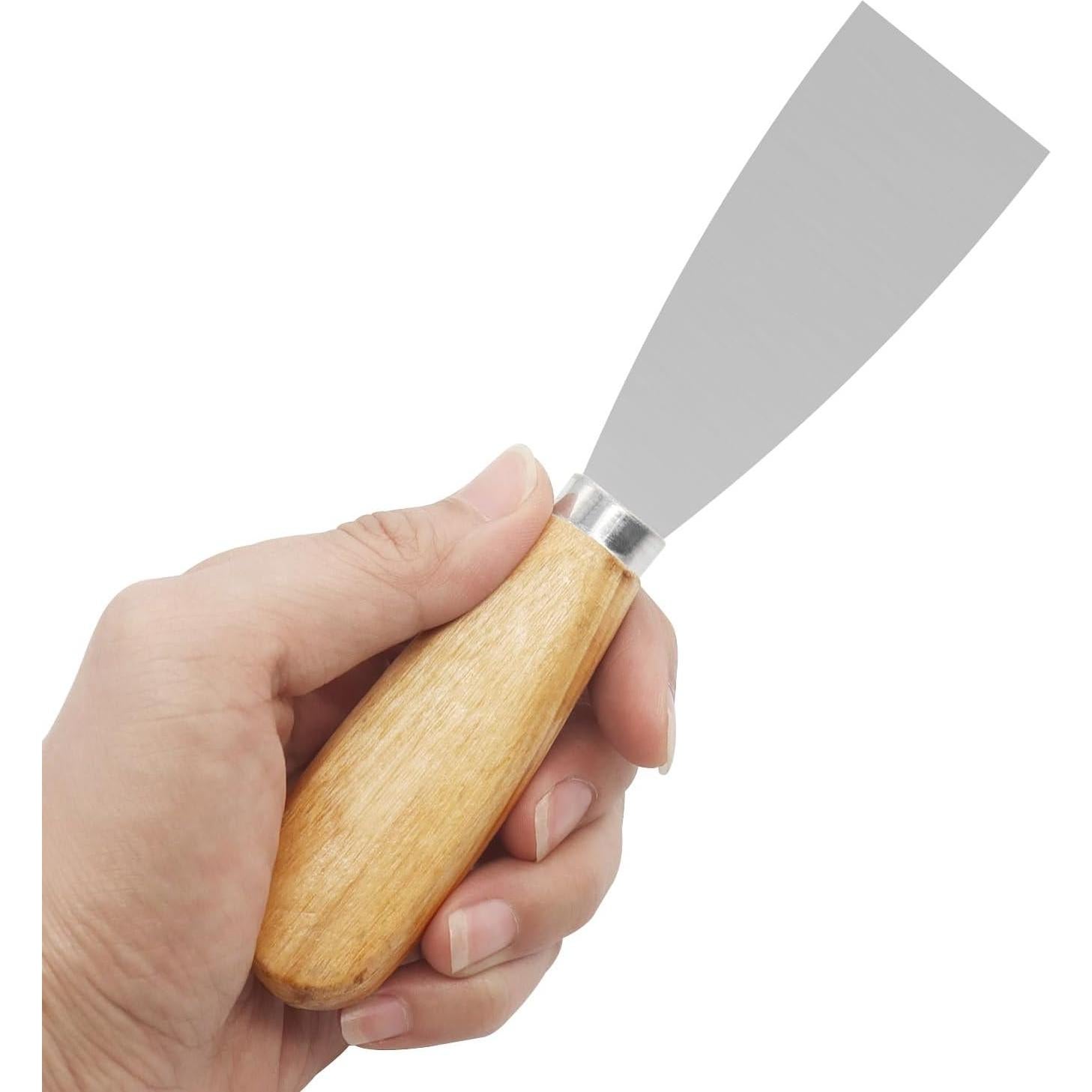 Espátula de Metal FOCMKEAS 180mm x 38mm para Masilla