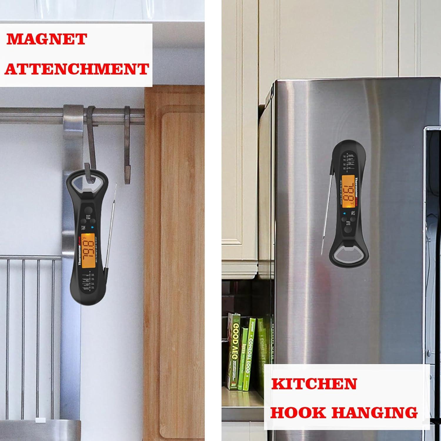 Termómetro de Carne Digital Thermomelove D1 Negro LCD Impermeable