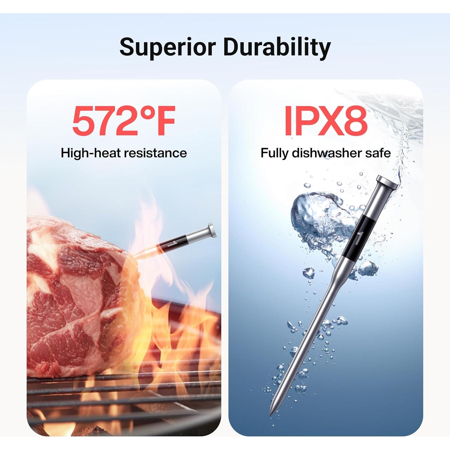 Termómetro de Carne Inalámbrico ThermoMaven WT11 con WiFi y Bluetooth