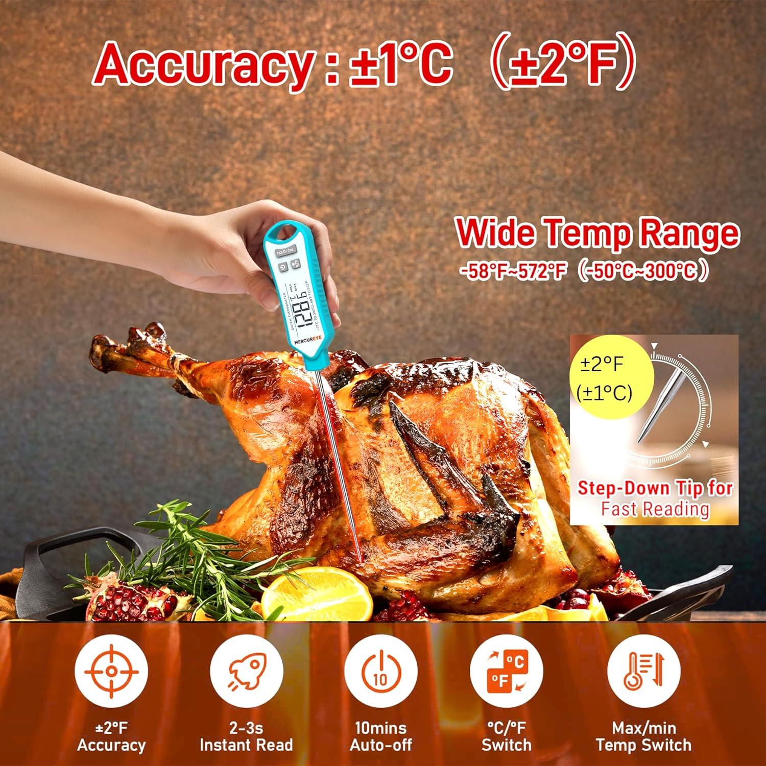 Termómetro Digital de Carne MERCUREYE DT-109A Impermeable