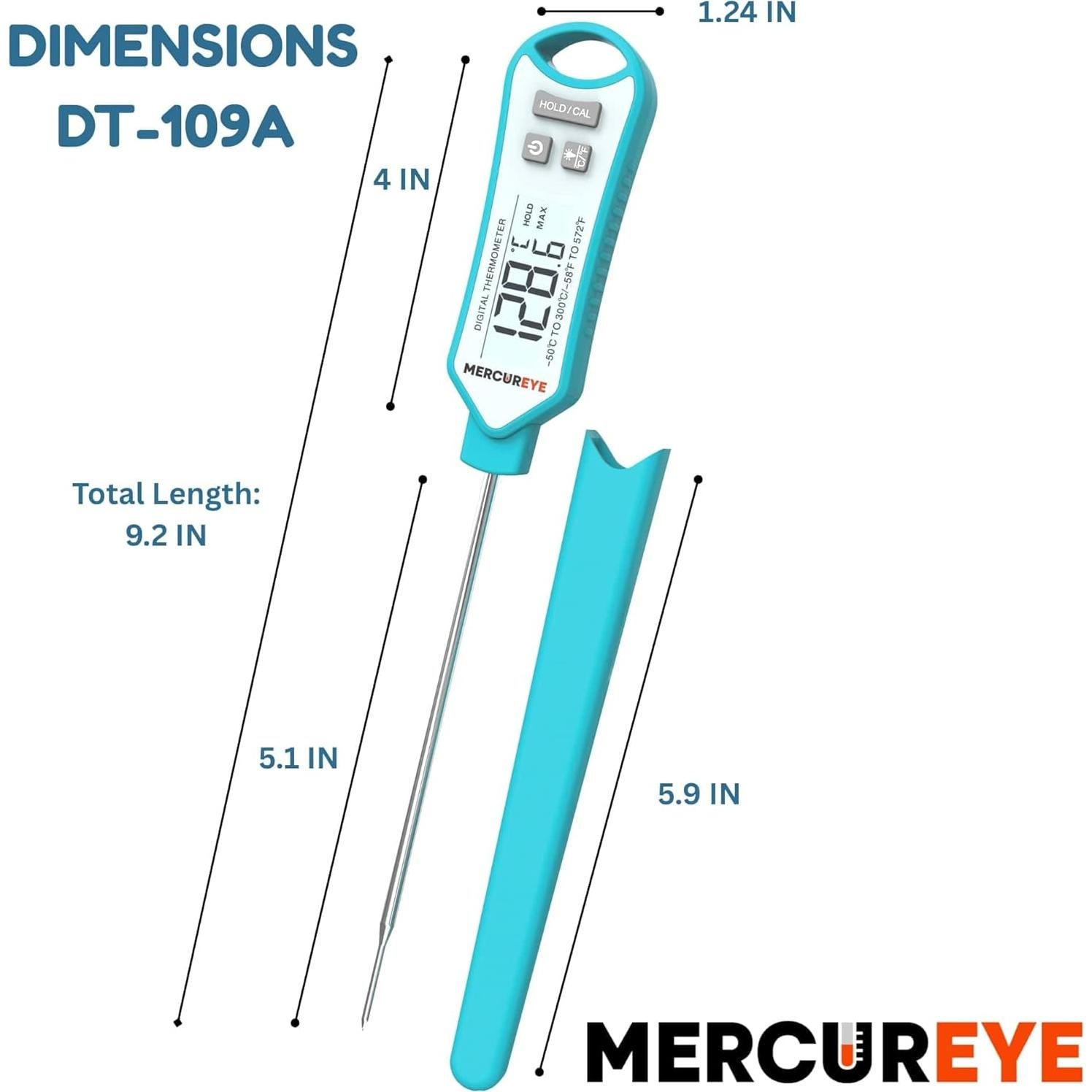 Termómetro Digital de Carne MERCUREYE DT-109A Impermeable