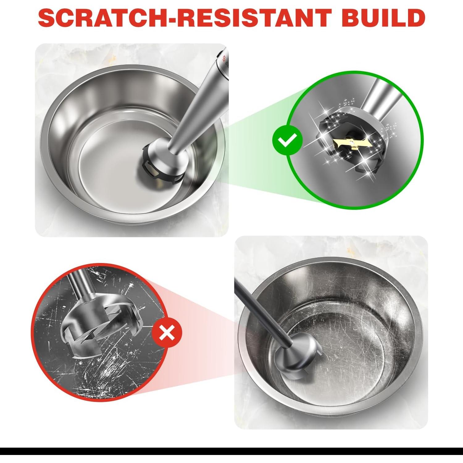 Batidora de Mano Gearwiz 1100W 6 en 1 con Accesorios