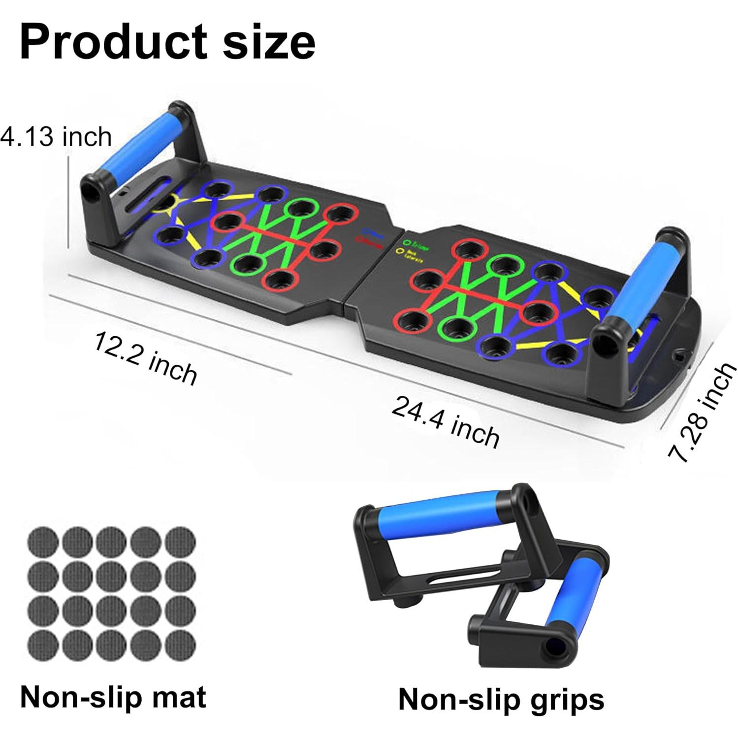 Soportes para Flexiones WAURCSY 28 en 1 Antideslizantes