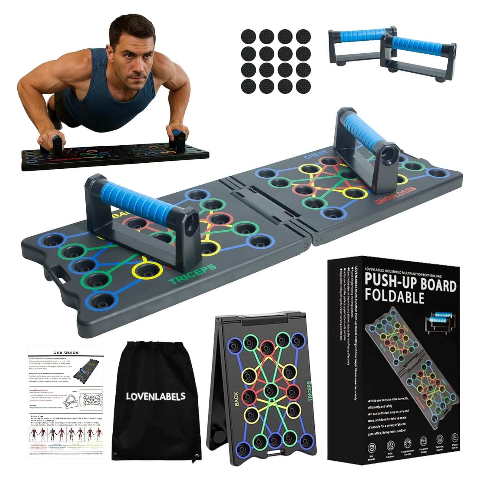 Tabla de Flexiones Plegable LOVENLABELS - Entrenamiento en Casa