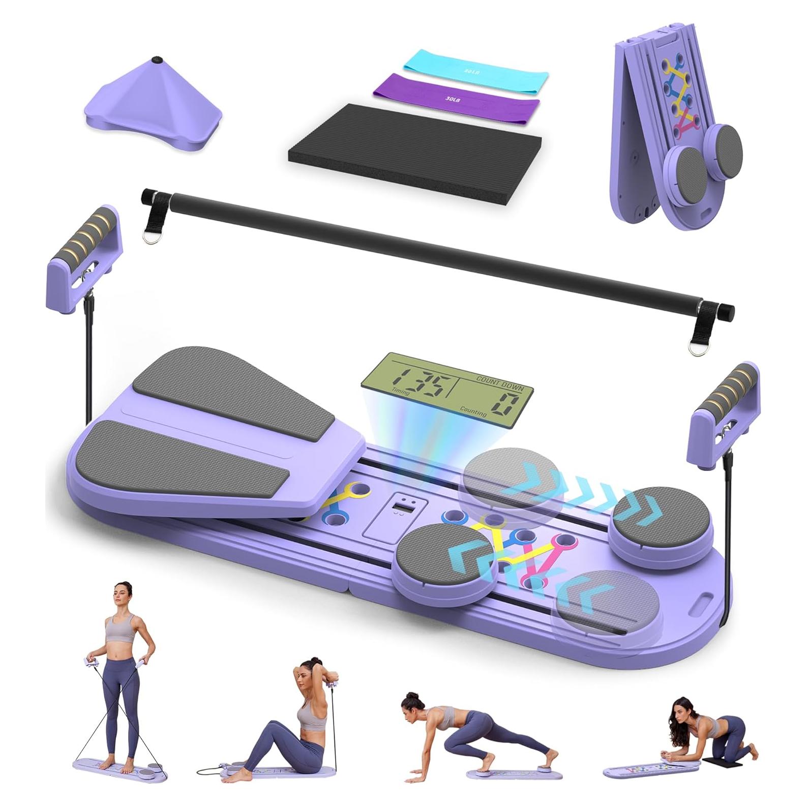 Tabla Reformer de Pilates PATRISARD Plegable y Portátil 136kg