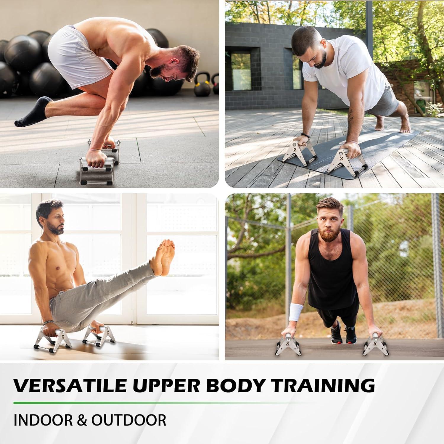 Mangos para Flexiones Semperviren de Acero Inoxidable 227kg