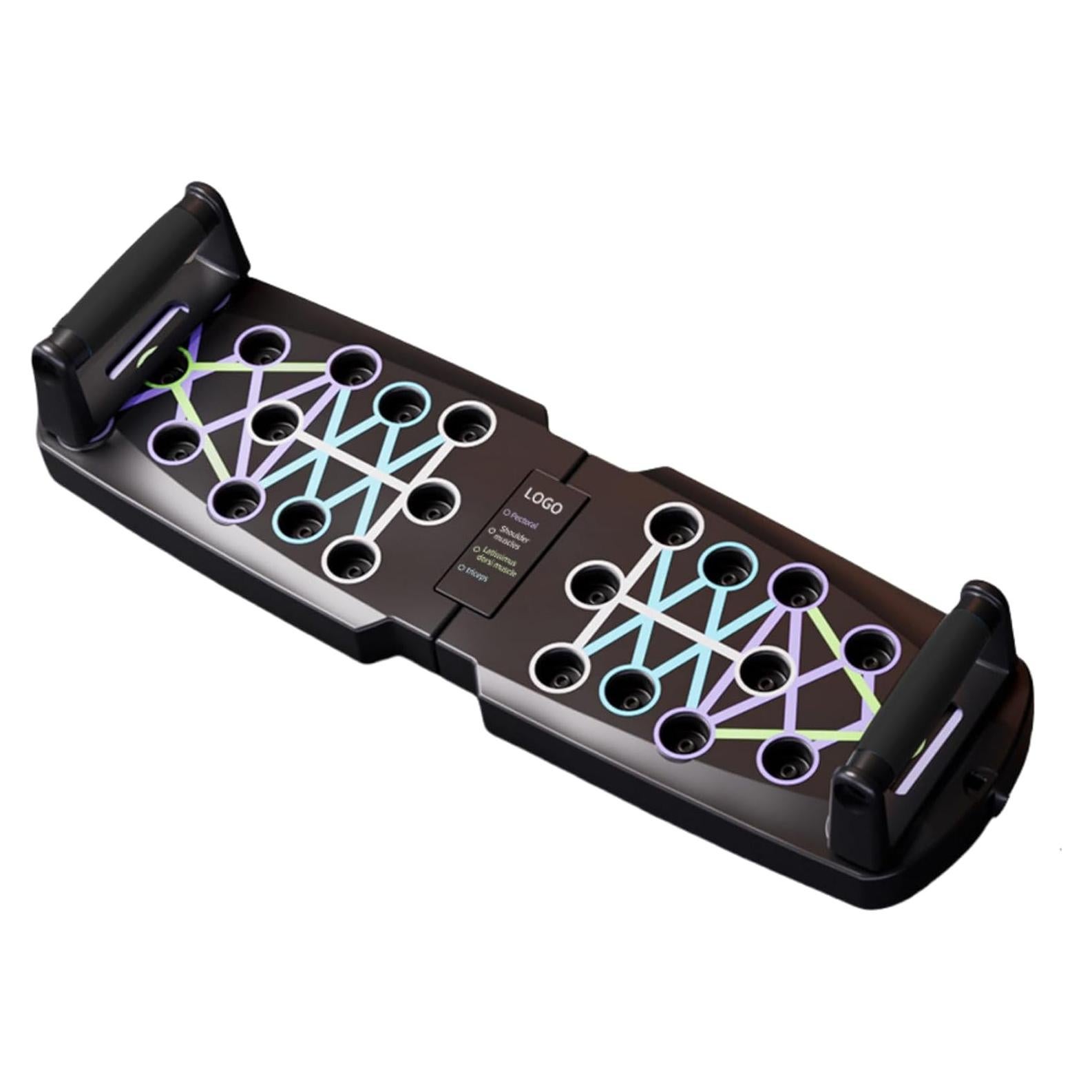 Soporte para Flexiones Boinesnaw Plegable y Ajustable Fitness