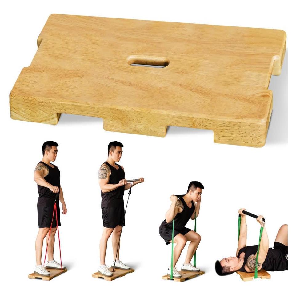 Tabla de Ejercicio de Madera SIEUSALEVN 61x32cm para Fitness