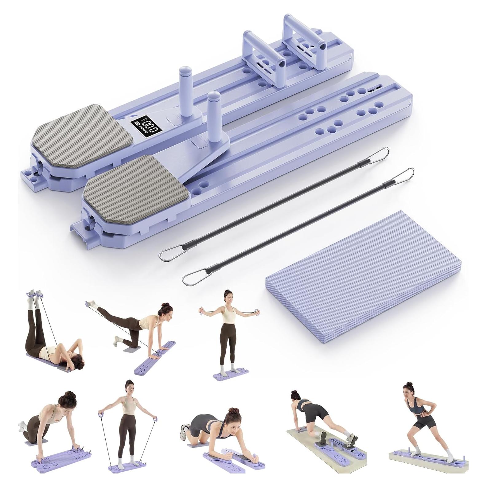 Tabla de Pilates Iridesc 8-en-1 Multifuncional para Ejercicio