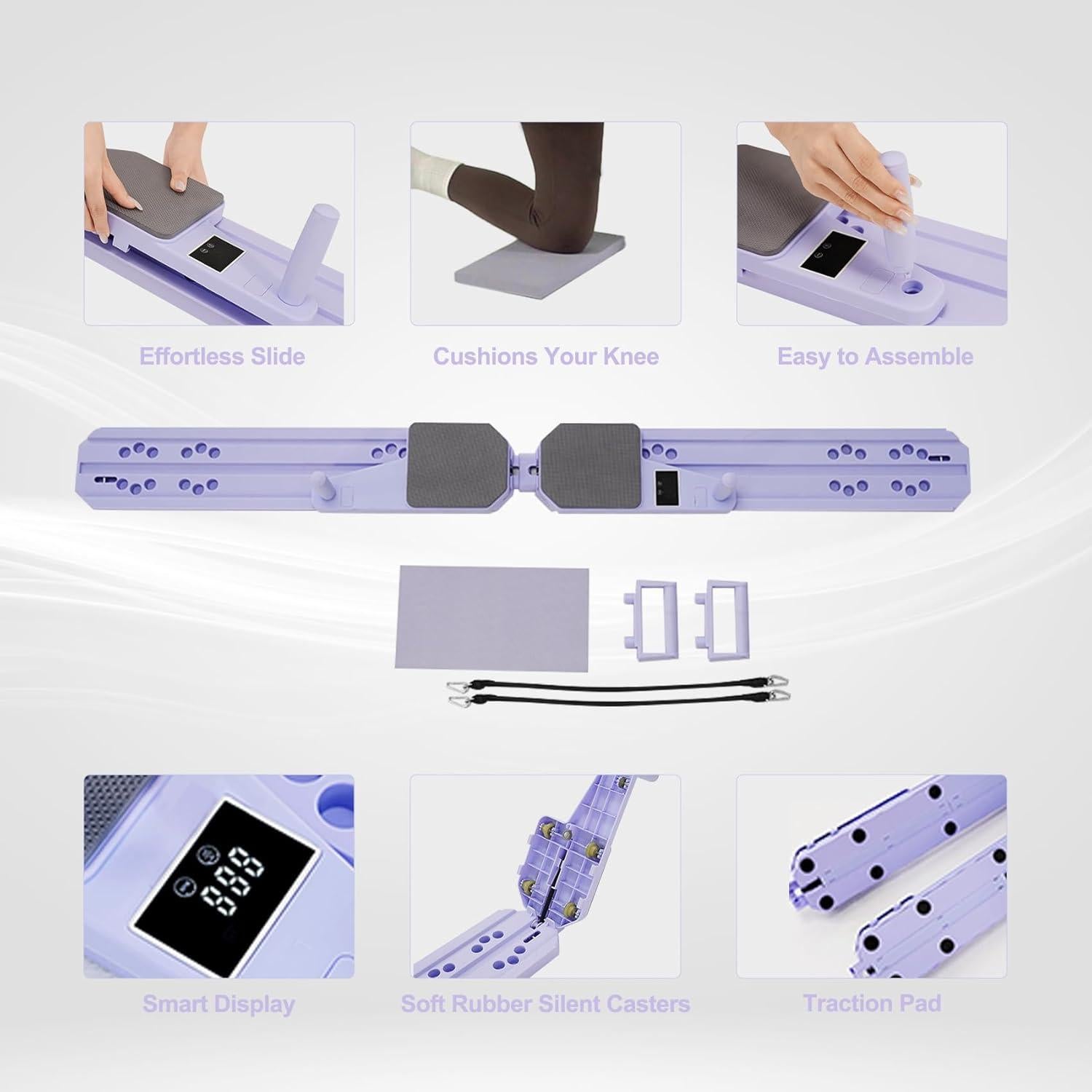 Tabla de Pilates Iridesc 8-en-1 Multifuncional para Ejercicio