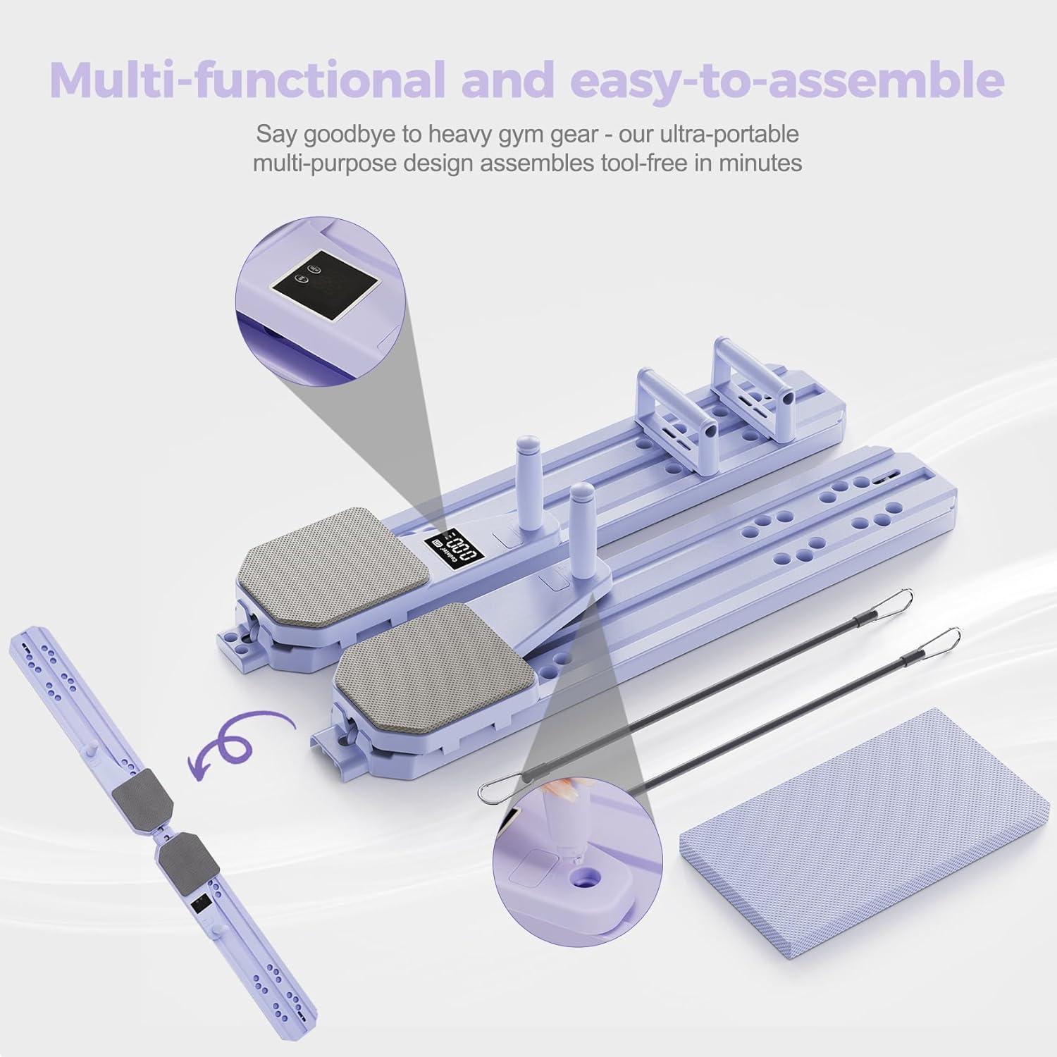 Tabla de Pilates Iridesc 8-en-1 Multifuncional para Ejercicio