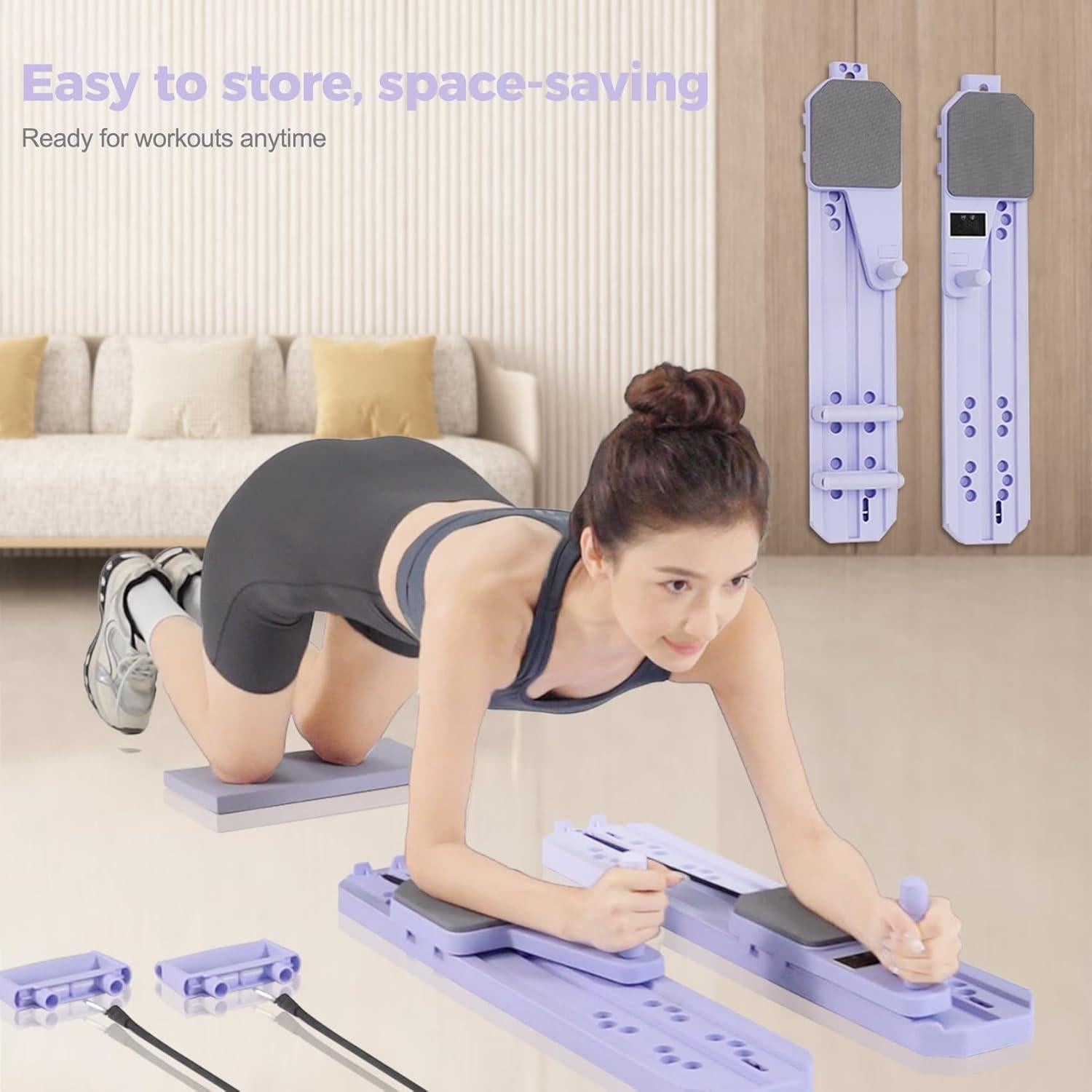 Tabla de Pilates Iridesc 8-en-1 Multifuncional para Ejercicio