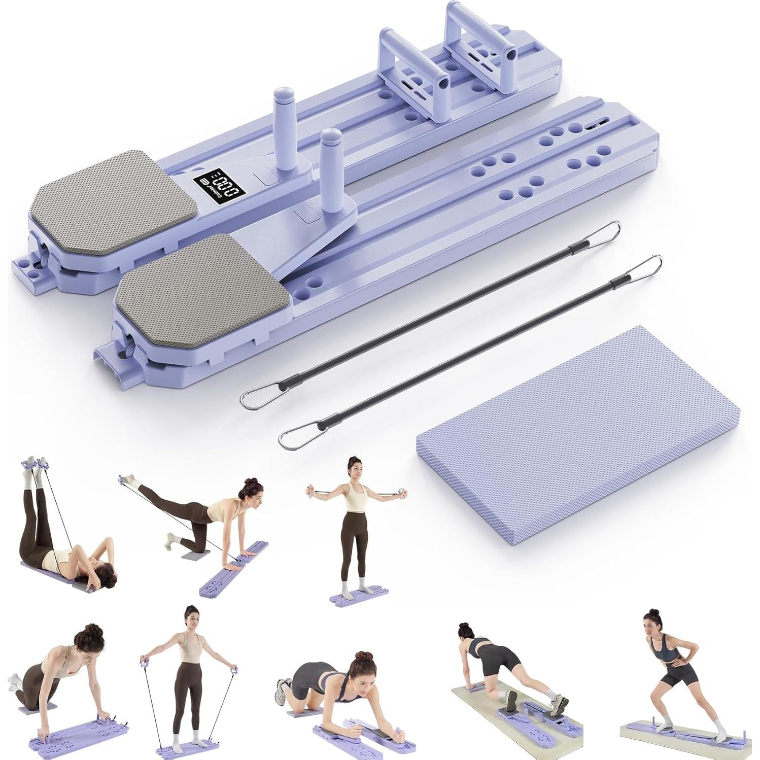 Tabla de Pilates Iridesc 8-en-1 Multifuncional para Ejercicio