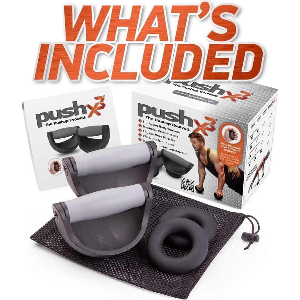 Mangos para Flexiones PushX3 con Anillos Estabilizadores