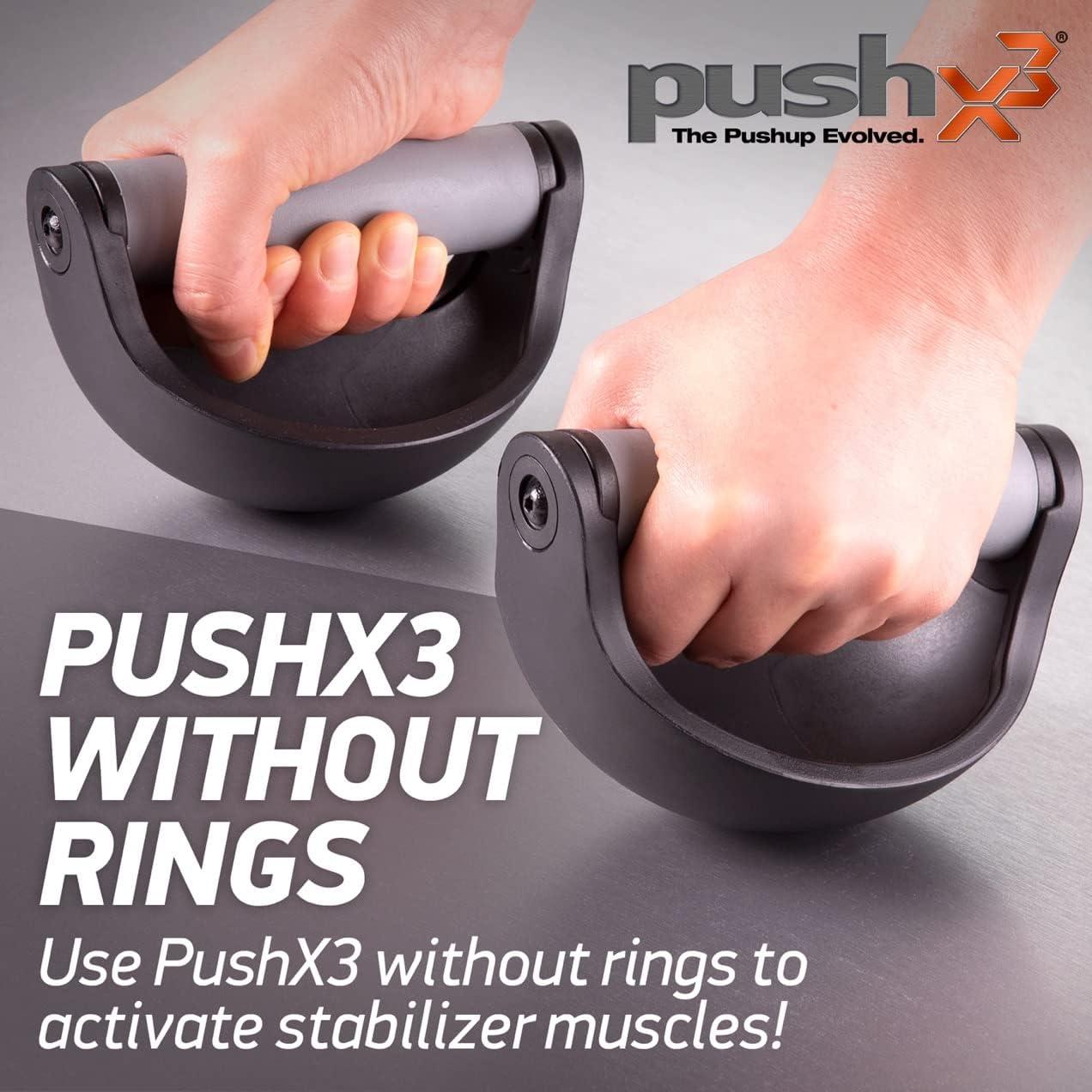 Mangos para Flexiones PushX3 con Anillos Estabilizadores