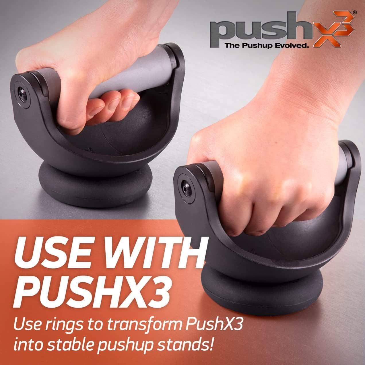 Mangos para Flexiones PushX3 con Anillos Estabilizadores