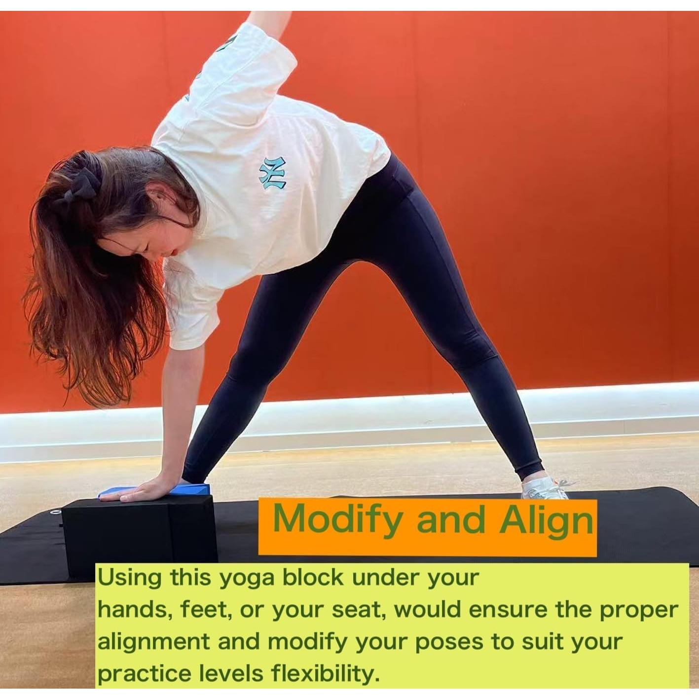 Bloques de Cuclillas Antideslizantes SEASUM YOGA - 2 Paquetes