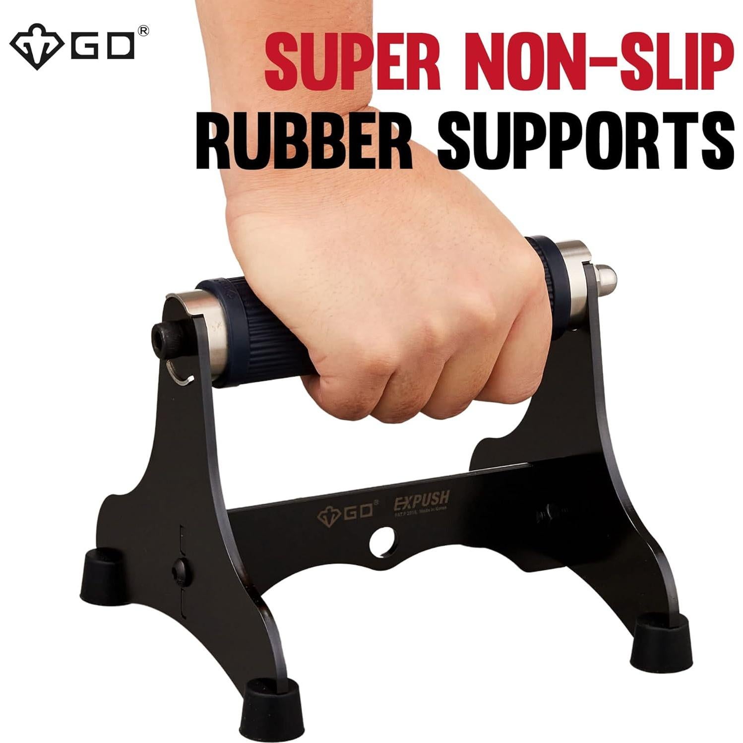 Barras de Flexiones Antideslizantes GD EXPUSH Metal 2 Unidades