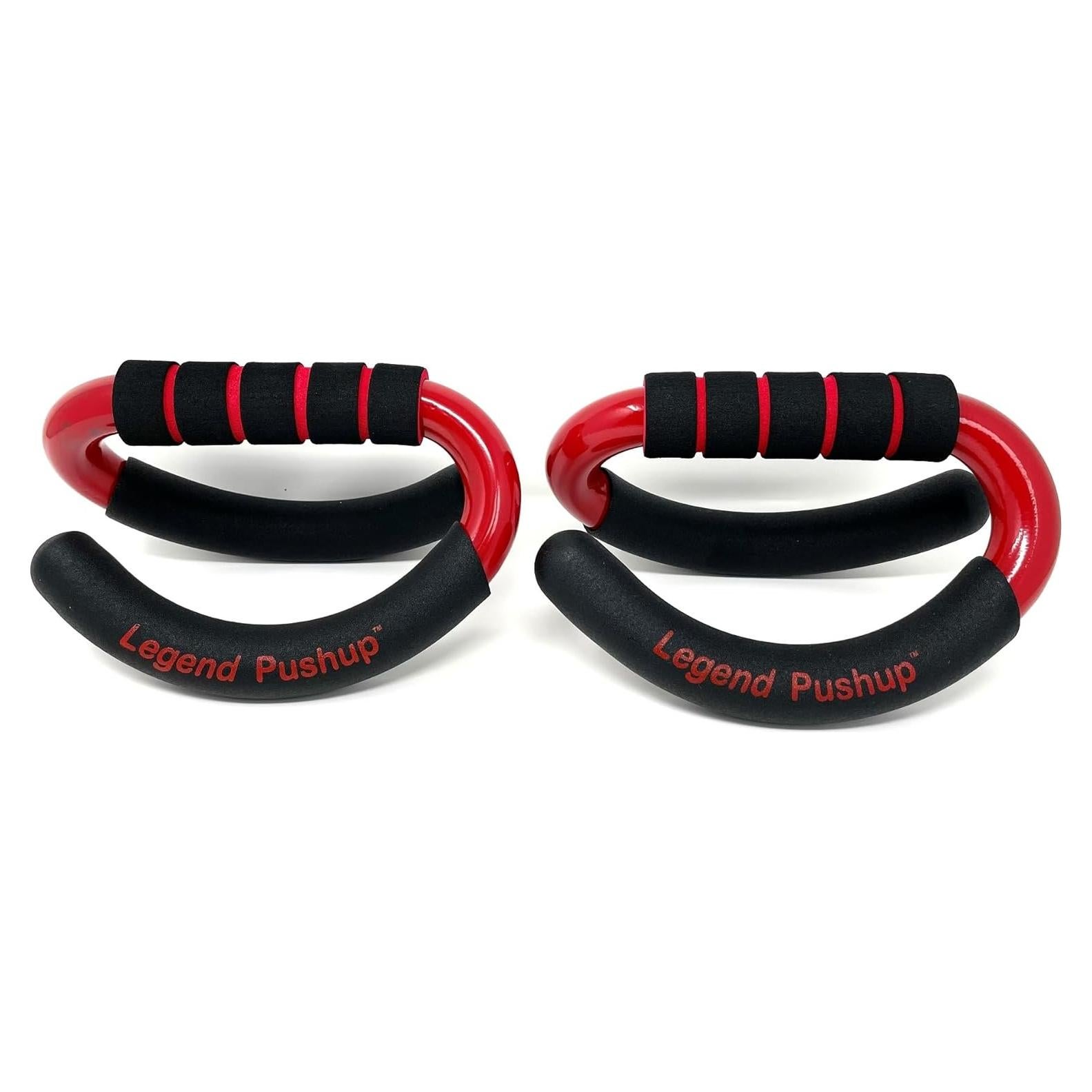 Barras de Flexiones Legend Body con Mango Rotatorio - Rojo