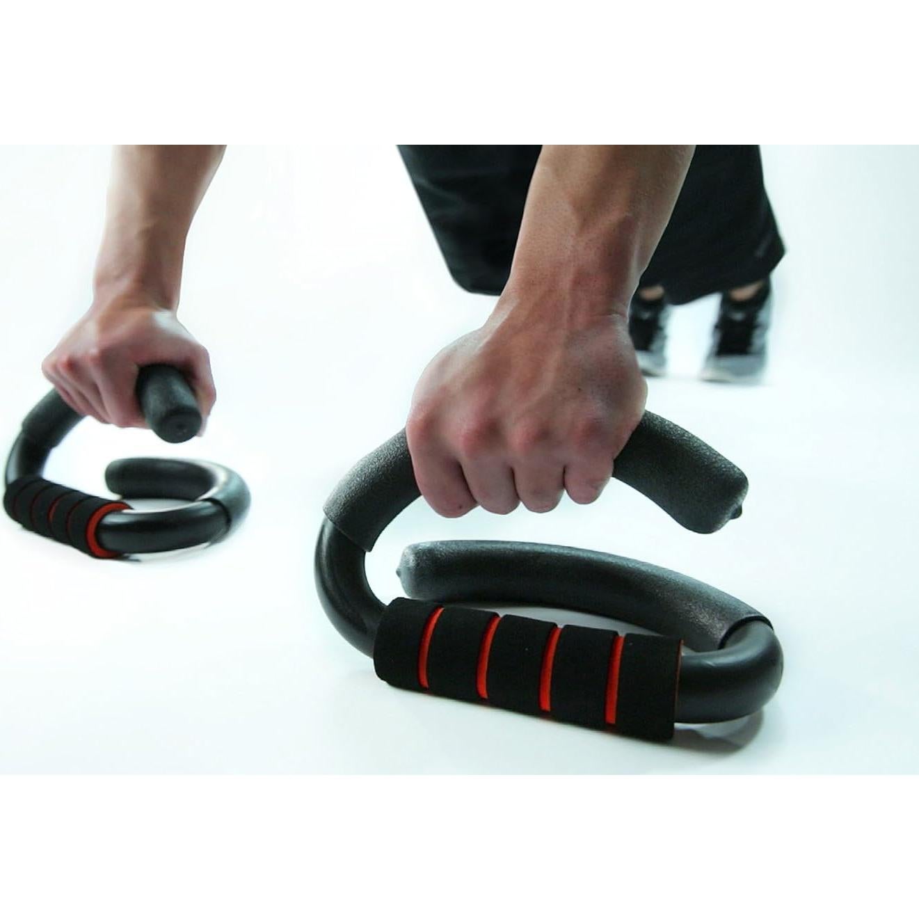 Barras de Flexiones Legend Body con Mango Rotatorio - Rojo