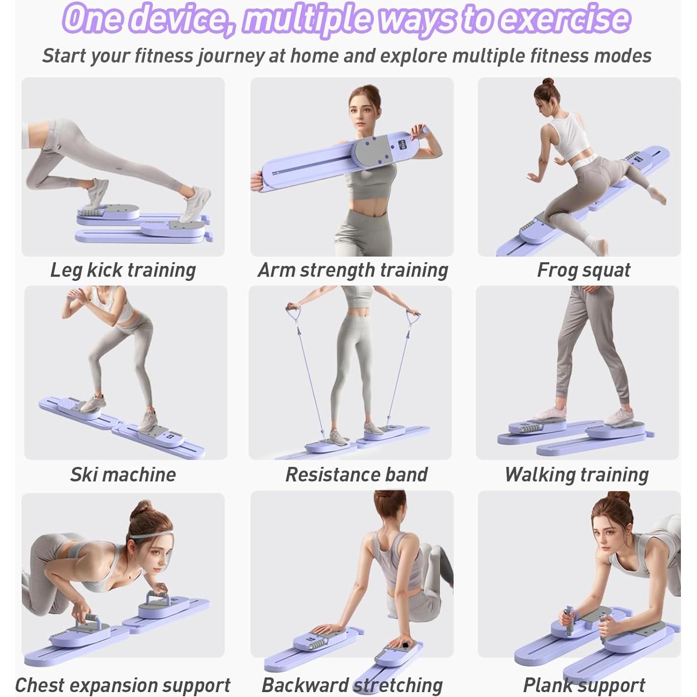 Tabla de Pilates Auezona 402030 con Bandas y Pantalla