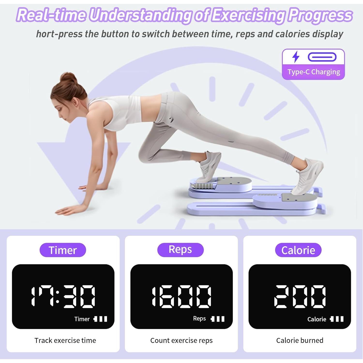 Tabla de Pilates Auezona 402030 con Bandas y Pantalla