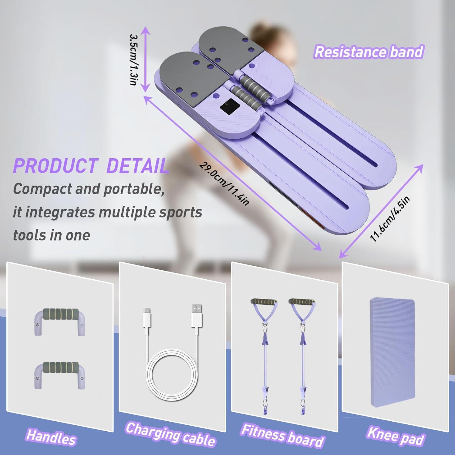 Tabla de Pilates Auezona 402030 con Bandas y Pantalla