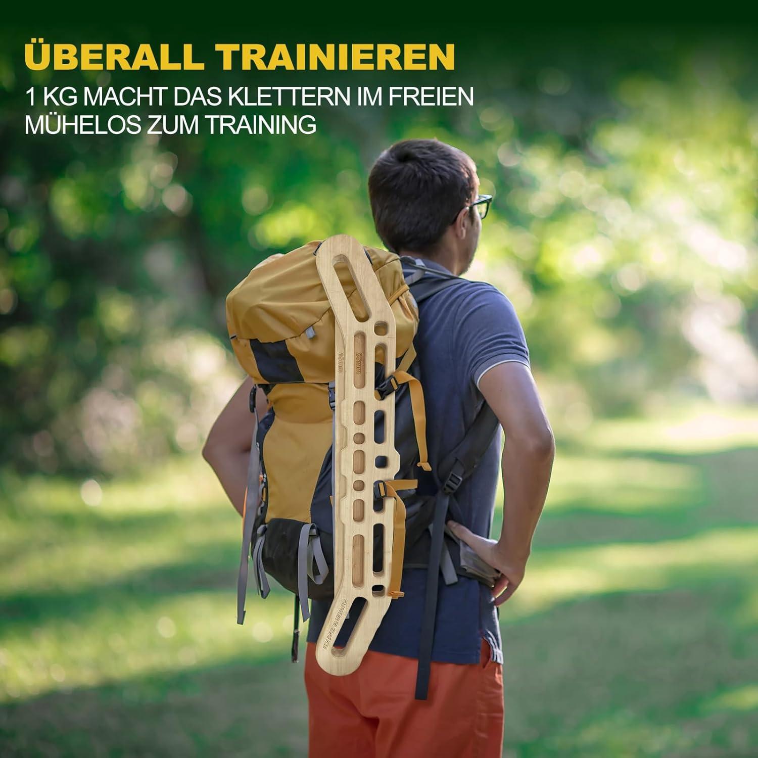 Tabla de Escalada Portátil POWER GUIDANCE 80.5x15.8cm Madera