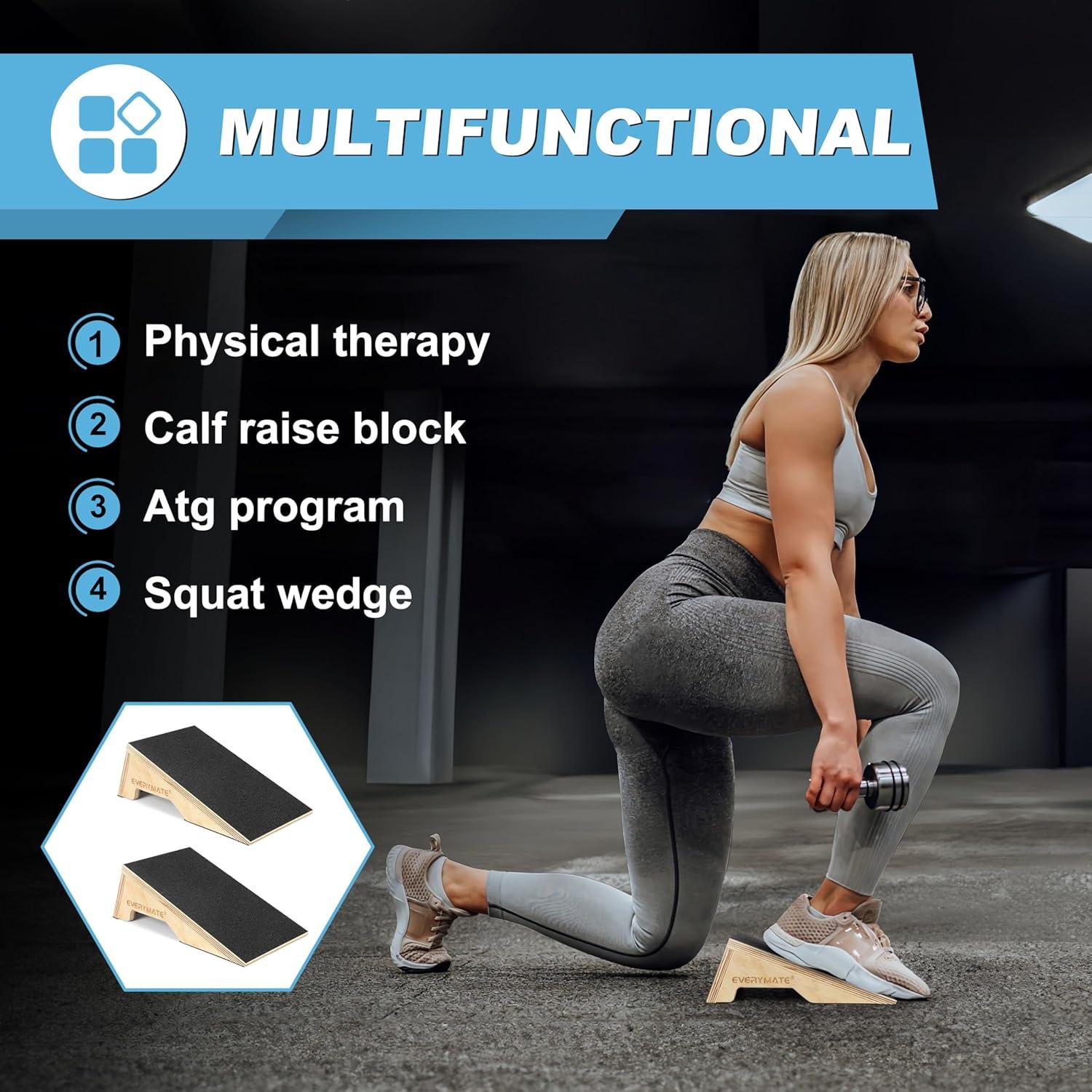 Tablero Inclinado para Estiramiento de Pantorrillas EVERYMATE 50.8x35.4cm