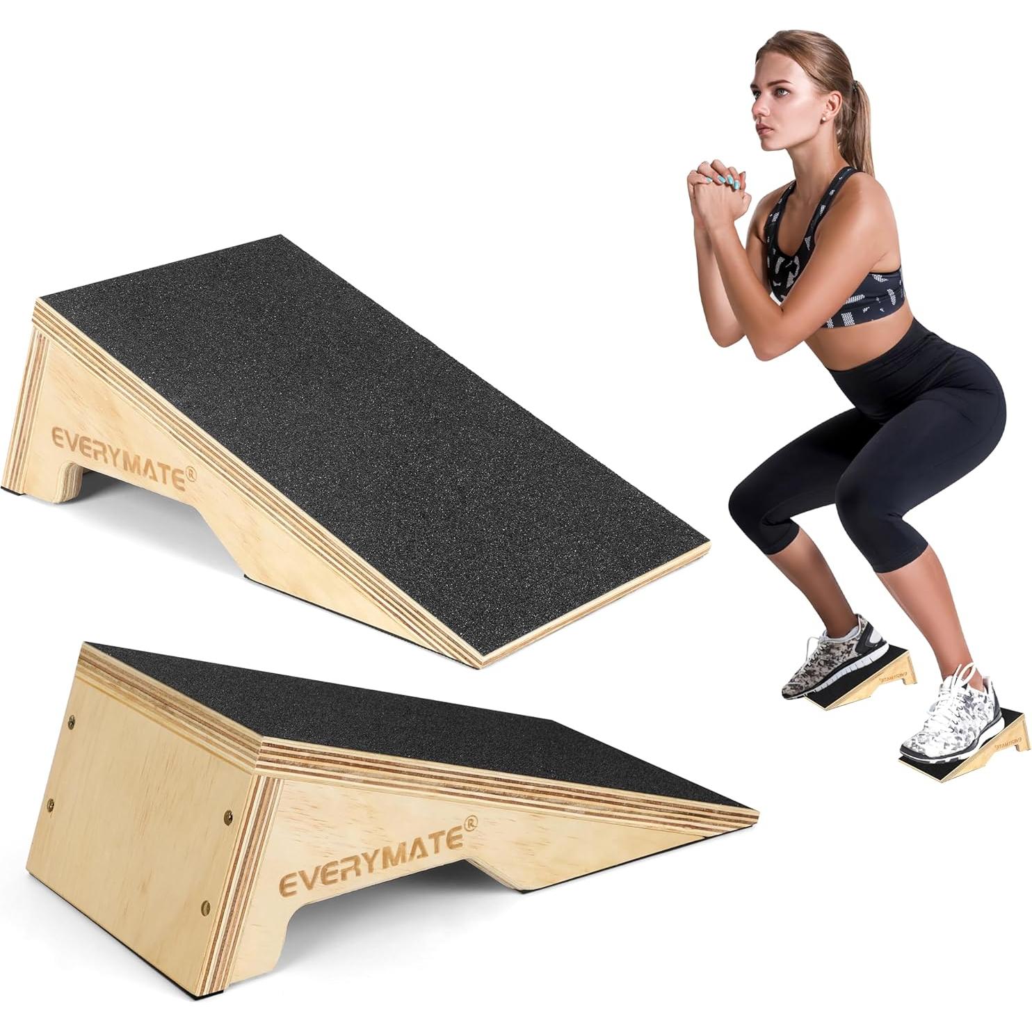 Tablero Inclinado para Estiramiento de Pantorrillas EVERYMATE 50.8x35.4cm