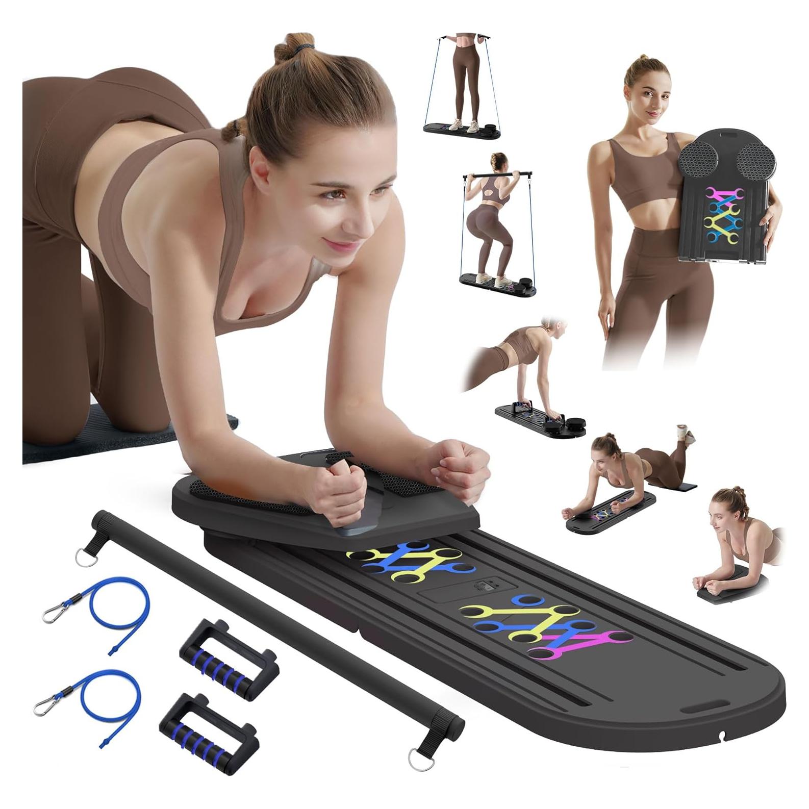 Conjunto Reformador de Pilates DQI 15 en 1 para Entrenamiento en Casa